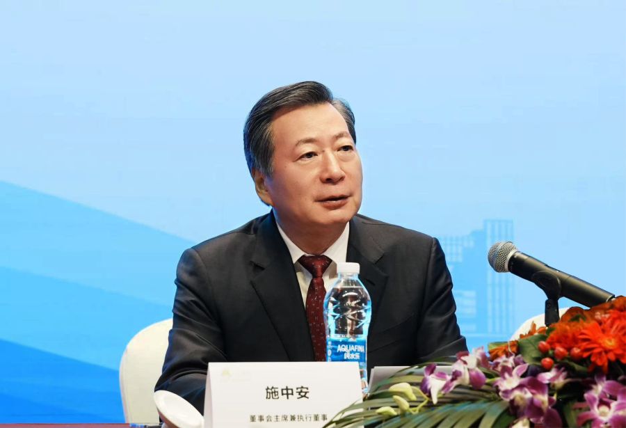 澳门开彩结果董事局主席施中安 发表讲话.jpg